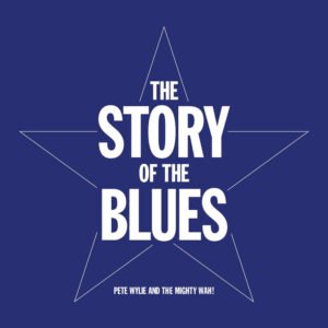Signed Story of the Blues poster printed on 20x20inch poly canvas